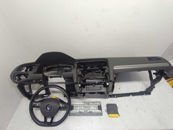 AIRBAG VW GOLF 7 2012-2017 ( TABLEAU DE BORD + VOLANT + BOITIER + AIRBAG + GENOU ) - Vue 1